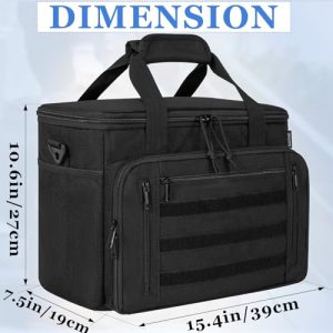 Travel Console Carry Bag with Multi-Pockets for 15.6''Laptop