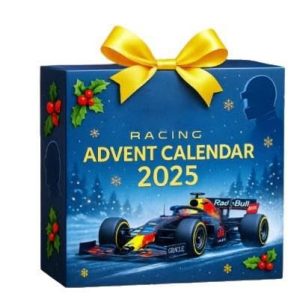 24 - Day Countdown Calendar with Racing - Themed Mini Ornaments for Racing Fans & HolidayGif
