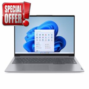 Lenovo ThinkBook 16 Gen 6 ABP AMD Ryzen 3 7330U 16GB RAM 256GB SSD 16" WUXGA IPS Backlit Windows 11 Pro Laptop - 21KK00B9UK