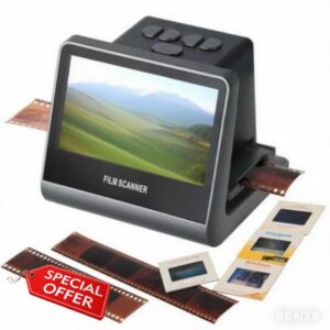 MAFUEAY 22MP Film and Slide Scanner with 5” LCD Screen