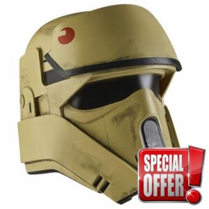 Star Wars The Black Series Shoretrooper Premium Electronic Role-play Helmet for Adults