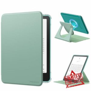 MoKo 360° Rotating Case for 7" Kindle Paperwhite 12th Generation 2024 & Kindle Colorsoft 2024/2025
