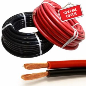 MKGT Hi-Flex 16mm² 110 Amp Automotive Starter/Inverter/Welding/Battery PVC Cable Wire (Black