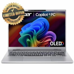 acer Aspire AI 14 A14-61M Co-Pilot+ Laptop - AMD Ryzen AI 5 340
