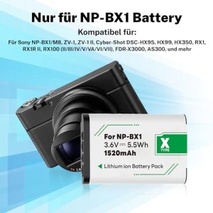 1520 mAh Battery for Sony NP-BX1/M8