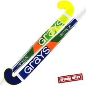 GRAYS Riptide Ultrabow Junior Hockey Stick - Yellow/Blue