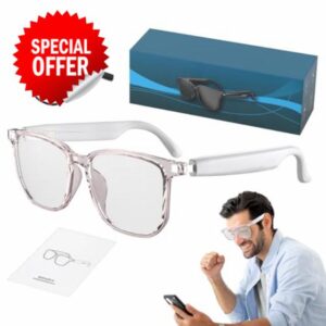 Gafas Inteligentes - Smart Glasses with Translation and Music - Music Playback And Support for 144 Languages Ideal for Work