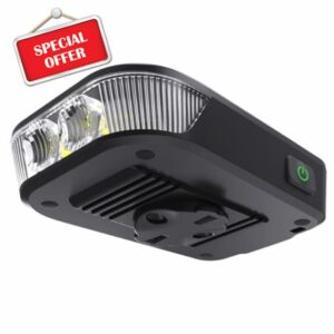 RAVEMEN FR500 500 Lumen Bike Front Light Compatible with Bike Computers