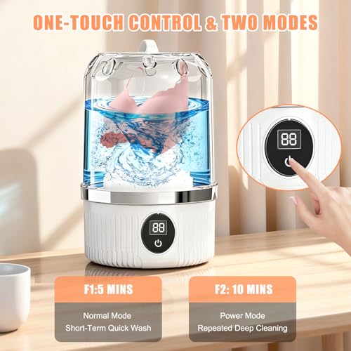 USB Mini Washing Machine 600g Cordless & Space-Saving Design for Travel