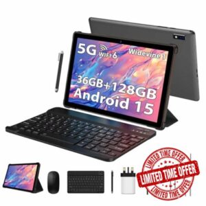 LINROM Tablet 10 inch Android 15