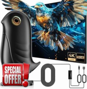 560+ Miles Range Indoor TV Aerial