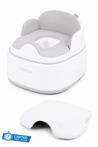 Babystyle Oyster 4 in 1 Potty in White and Grey from 6 Months to 6 Years