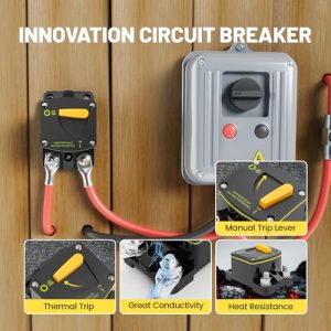 5/16"-M8 Stud for Car Audio RV Marine Boat Truck Trolling Motors Stereo Audio Electronic Battery Solar System