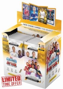 Topps UCC Match Attax 2025/26 - Full Box - contains 32 packets with 4 special insert cards per packet (12 cards per packet).