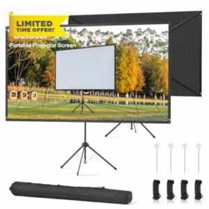 Outdoor Projector Screen and Stand