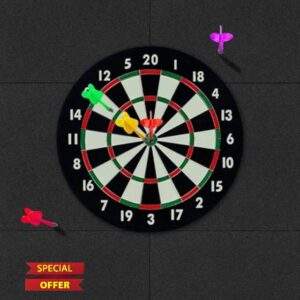 DTOFOOT Felt Dartboard Wall Protectors Self-Adhesive Wall Tiles Ideal Dartboard Surround Backing Cork Board Alternative for Wall Protectio