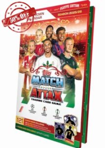 Topps UCC Match Attax 2025/26 - Advent Calendar - 121 Match Attax cards including 96 all-new festive parallels