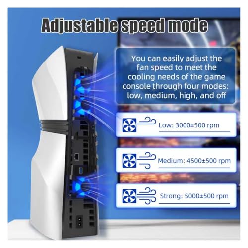 Triple High-Speed Fans for Efficient Heat Dissipation