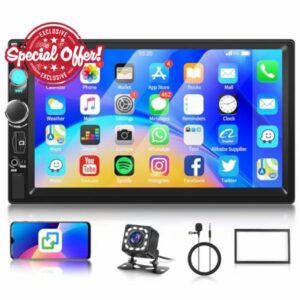 Rimoody Double Din Car Radio with Bluetooth