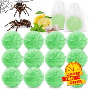 12 PCS Peppermint Oil Spider Repellent for Indoor