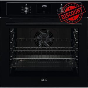 AEG 3000 SurroundCook BCX33501KB Built In Electric Single Oven - Black - A Rated            [Energy Class A]