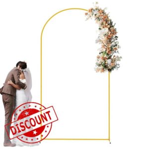 Tell Golden Arc | Gold Balloon Arch Background Frame
