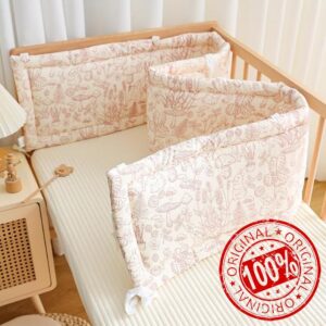 GYCS Airwrap Cot Bumper Cot Bumpers for Cot Bed Breathable Cot Bumper Crib Bumper Sets Cot Protector Bumper All Round Breathable Crib Bumper Cot Liner
