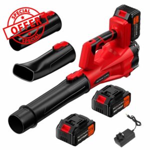 Cordless Leaf Blower with 2.0Ah Battery & Fast Charger