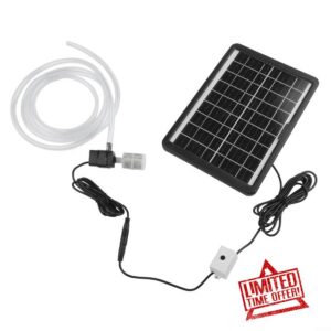 Pumixiy Solar Water Pump 6 W 9 V Solar Panel 12 V Submersible Pump