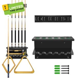 Naissgo Wall Mount Pool Stick Holder