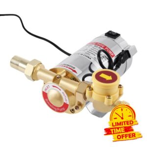 KayEsampra 220V 90W Automatic Water Pressure Booster Pump Flow Rate Shower for Home Garde