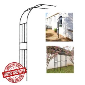 LJDJRHXH Half Side Garden Arch Wall Mounted Trellis
