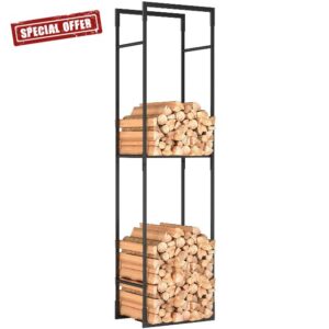 Outsunny Metal Firewood Log Holder