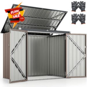 GiantexUK Metal Garden Shed