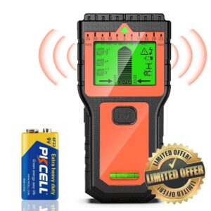 8-in-1 Stud Finder Wall Scanner with LCD Display & Audio Alert – Detects Wood