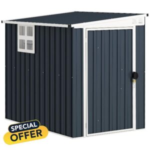 Outsunny 4 x 6ft Outdoor Garden Storage Shed