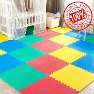 Interlocking EVA Foam Floor Mats – 60x60cm Soft Exercise Tiles for Gym