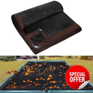 Pool Leaf Net Cover 16 x 32FT - Swimming Pond Protective Mesh Netting for Inground Outdoor and Above Ground