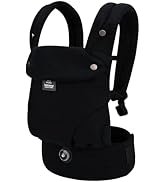 Bebamour Baby Carrier Newborn Ajustable One Size Baby Carriers Easy to Wear, Grey