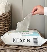 Kit & Kin Premium Eco Baby Wipes, 600 Wet Wipes (10 packs) | Biodegradable Plastic-Free & Super S...