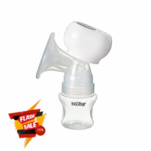 Nuby Wireless Breast Pump – Compact Design | Touchscreen Controls | Rechargeable Battery | Stimulation & Expressio