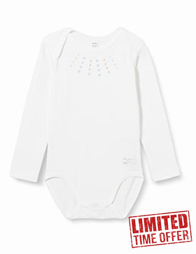 Eco by Naty Baby White Bodysuit 86/92