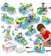 STEM Science Kits for Kids 6-8, 6 in 1 Electronic STEM Science Kit DIY Engineering Building Activ...