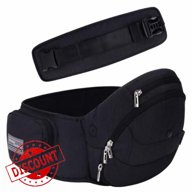 Bebamour Baby Carrier Hip Seat 0-36 Months Lightweight 3 in 1 Baby Carrier Newborn to Toddler HipSeat (with Waist Extender