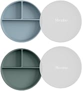 Moonkie Baby Bibs, 3Pcs Silicone Feeding Bibs for Babies and Toddlers, Waterproof weaning bib, BP...