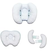 Blublu Park Baby 2 in 1 Travel Cushion, Banana Shape Adjustable Baby and Infants Neck Head Suppor...