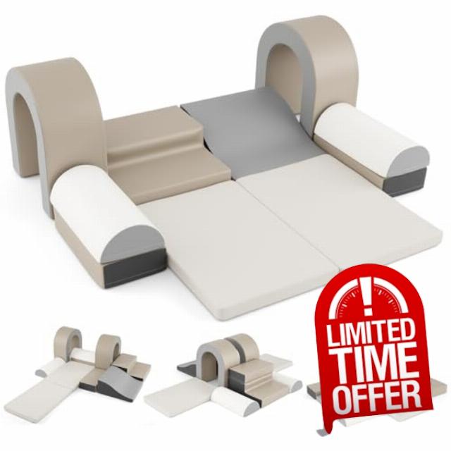 COSTWAY Kids Soft Play Set