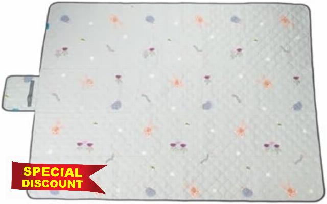 Taf Toys Urban Garden Extra-Large Outdoor Play Mat. 200 x 150cm Baby Floor Mat. Foldable Water Resistant Playmat Folds into Travel Bag. For Babies & Toddlers. Suitable for Baby Boys & Girls 0 Months +