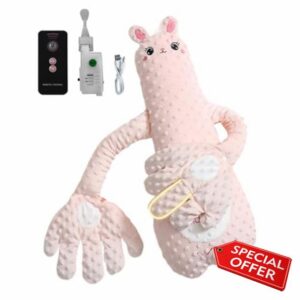 Baby Patting Sleep Pillow | Baby Sleep Aid Electric Cuddly Toy | Soothing Babies Patting Sleeping Toy | Smart Remote-Control Watch Function | Ideal For Infanet Soothing