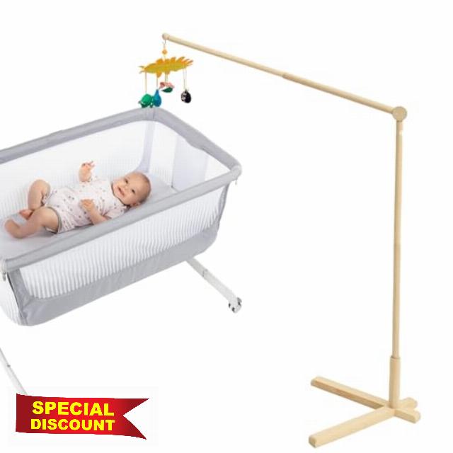 Baby Wooden Crib Mobile Holder